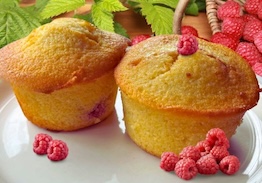 Cornbread Raspberry Muffins - 2 svgs