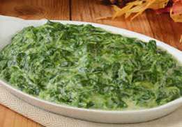 Creamy Fresh Baby Spinach - 2 Servings