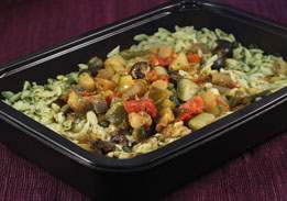 Vegetable Caponata with Orzo & Spinach - Individual Meal